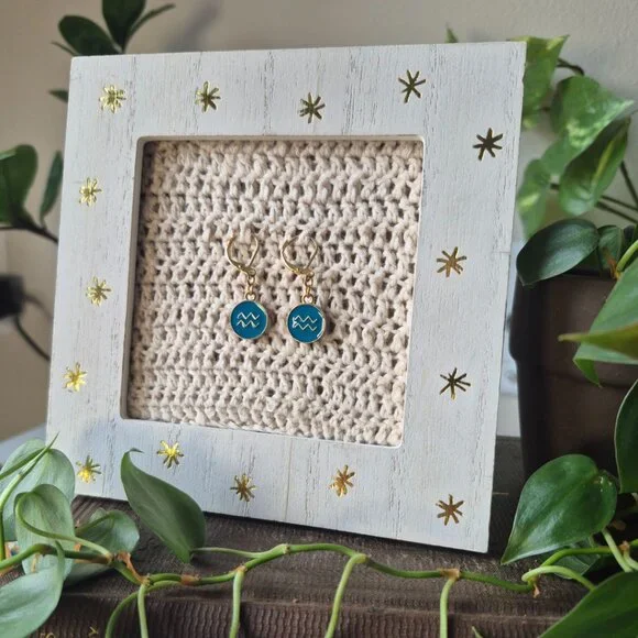 Dainty Astrology Sign Earrings | All Zodiac Signs - Picture 6 of 11